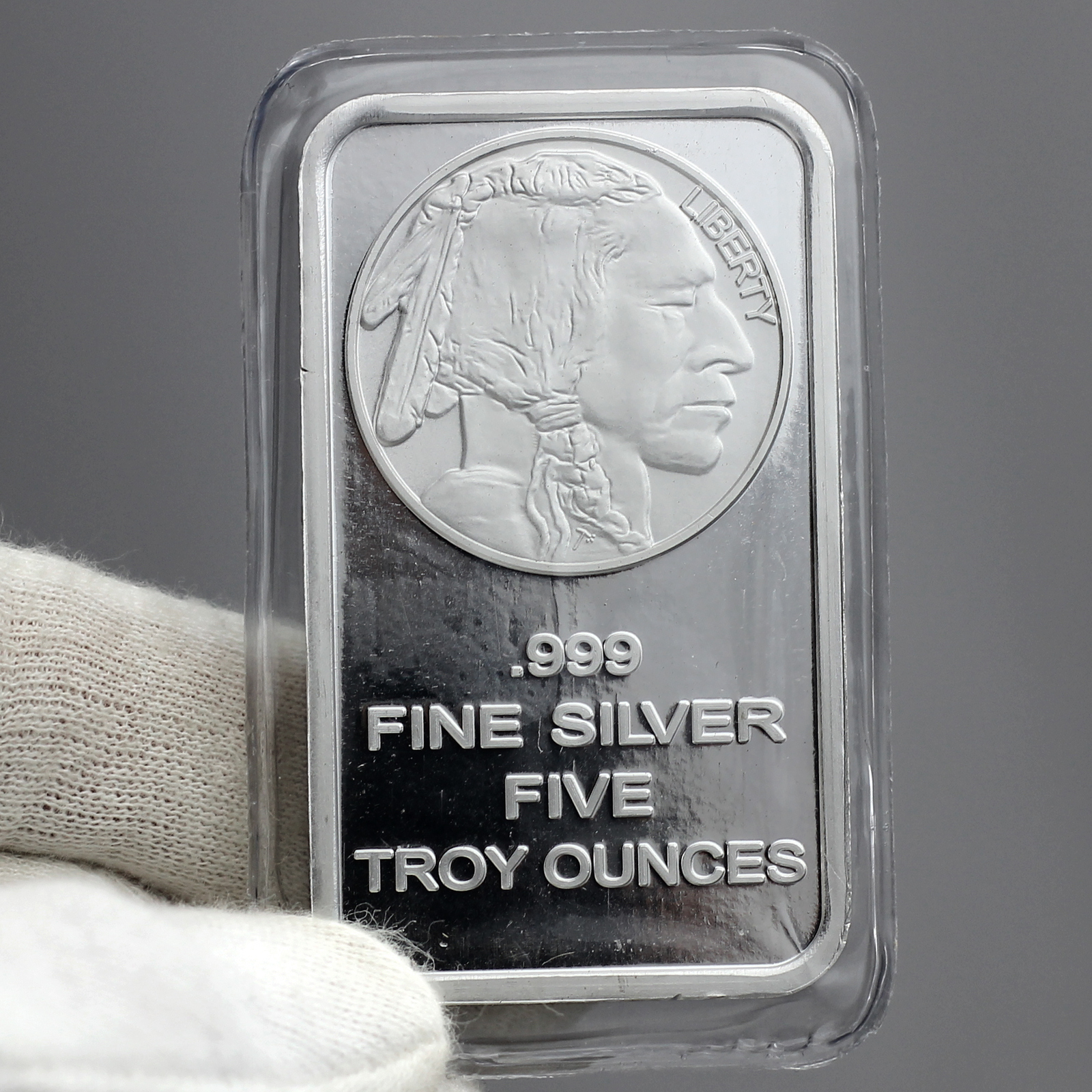 SilverTowne American Buffalo 5 Troy Ounce .999 Fine Silver Bar | eBay