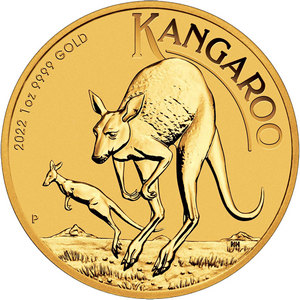 2022 Australia Gold Kangaroo 1oz BU Coin