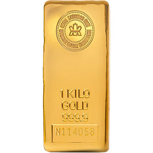 Royal Canadian Mint Cast 1 kilo Gold Bar