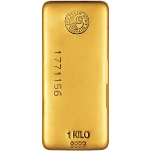 Australian Perth Mint Cast 1 kilo Gold Bar