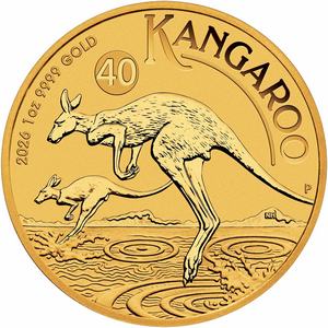 2026 Australia Gold Kangaroo 1oz BU Coin