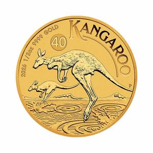 2026 Australia Gold Kangaroo Half Ounce BU Coin