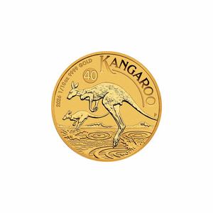 2025 Australia Gold Kangaroo Tenth Ounce BU Coin