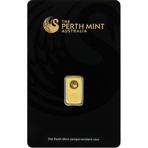 Australian Perth Mint 1 Gram Gold Bar