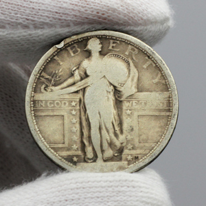 1917 Type 2 Standing Liberty Quarter G/VG Condition