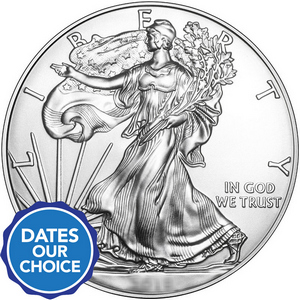 Silver American Eagle BU Date Our Choice - Secondary Market Silver American Eagle BU Date Our Choice - Secondary Market
