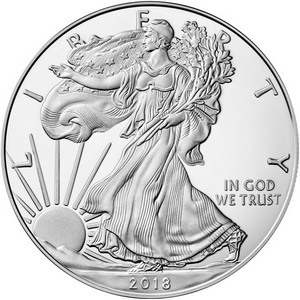 2018 W Silver American Eagle Coin PF in OGP 2018 W Silver American Eagle Coin PF in OGP
