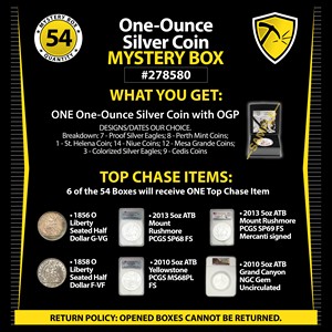 One-Ounce Silver Coin Mystery Box #278580