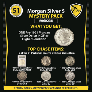 Morgan Silver Dollar Mystery Pack #060238