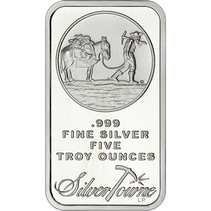 SilverTowne Trademark 5oz .999 Silver Bar SilverTowne Trademark 5oz .999 Silver Bar