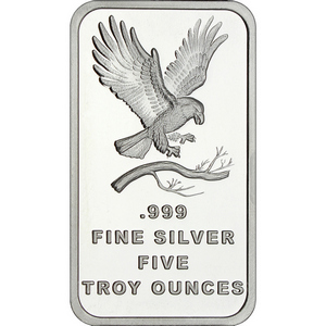 SilverTowne Trademark Eagle 5oz .999 Silver Bar SilverTowne Trademark Eagle 5oz .999 Silver Bar