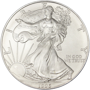1996 Silver American Eagle BU 1996 Silver American Eagle BU