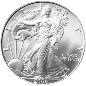 2006 Silver American Eagle BU