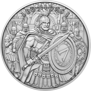 Leonidas I Legendary Warriors Series 1oz .999 Silver Medallion Leonidas I Legendary Warriors Series 1oz .999 Silver Medallion