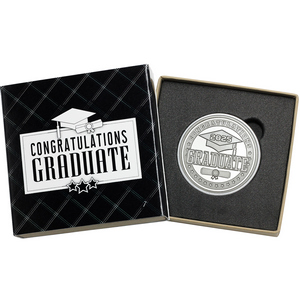 2025 Congratulations Graduate 1oz .999 Silver Medallion in Gift Box 2025 Congratulations Graduate 1oz .999 Silver Medallion in Gift Box