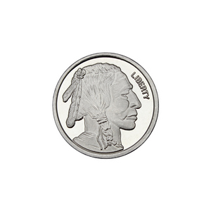 Half Oz Silver Rounds Ounce For Silvertowne Buffalo Replica Half Ounce 999 Silver Medallion
