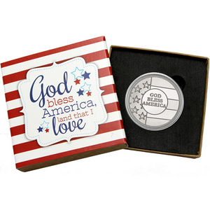 God Bless America 1oz .999 Silver Medallion in Gift Box God Bless America 1oz .999 Silver Medallion in Gift Box