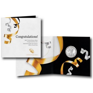 2017 S Proof American Silver Eagle Congratulations Set in OGP