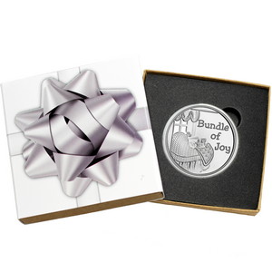 Welcome Baby Bundle of Joy 1oz .999 Silver Medallion Dated 2025 in Gift Box Welcome Baby Bundle of Joy 1oz .999 Silver Medallion Dated 2025 in Gift Box