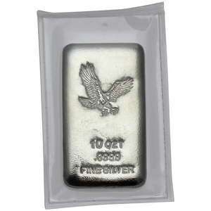 Eagle 10oz .9999 Cast Silver Bar Eagle 10oz .9999 Cast Silver Bar