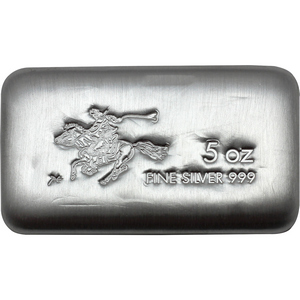 SilverTowne Pony 5oz .999 Silver Cast Bar SilverTowne Pony 5oz .999 Silver Cast Bar