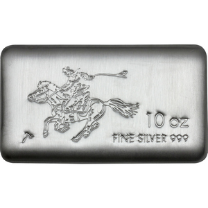 SilverTowne Pony 10oz  .999 Silver Cast Bar SilverTowne Pony 10oz  .999 Silver Cast Bar