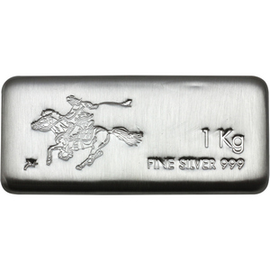 SilverTowne Pony 1 Kilo .999 Silver Cast Bar SilverTowne Pony 1 Kilo .999 Silver Cast Bar