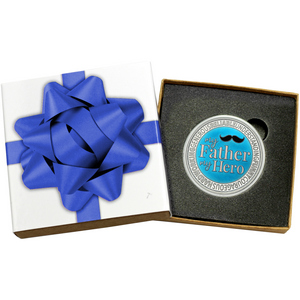 My Father My Hero 1oz .999 Silver Medallion Enameled in Gift Box My Father My Hero 1oz .999 Silver Medallion Enameled in Gift Box