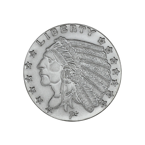 Indian Incused Replica 1/4oz .999 Silver Medallion Indian Incused Replica 1/4oz .999 Silver Medallion