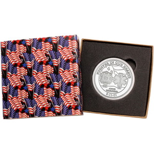 Forever in Our Hearts 9/11 1oz .999 Silver Medallion in Gift Box Forever in Our Hearts 9/11 1oz .999 Silver Medallion in Gift Box