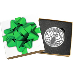 Tennis 1oz .999 Silver Medallion in Gift Box Tennis 1oz .999 Silver Medallion in Gift Box
