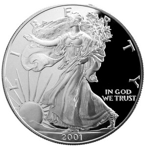 2001 W Silver American Eagle PF