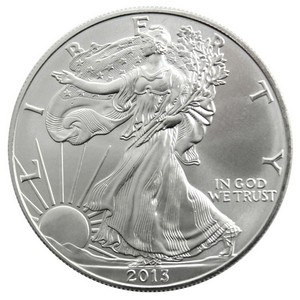 2013 W Silver American Eagle Burnished BU 2013 W Silver American Eagle Burnished BU