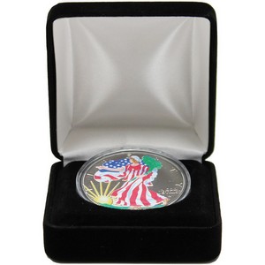 2025 Silver American Eagle Colorized Black Ruthenium Edition