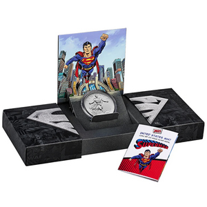 2025 DC Comics Superman Silver 2.5oz Medal in OGP