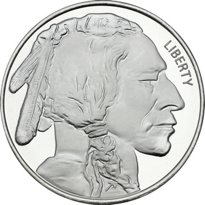 Buffalo Replica 5oz .999 Silver Medallion Buffalo Replica 5oz .999 Silver Medallion