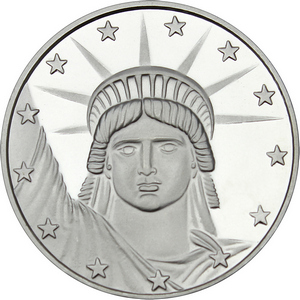 Lady Liberty 1oz .999 Silver Medallion Lady Liberty 1oz .999 Silver Medallion
