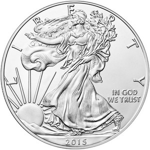 2015 W Silver American Eagle Burnished BU 2015 W Silver American Eagle Burnished BU