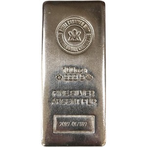 100oz .999 Silver RCM Bar - Secondary Market 100oz .999 Silver RCM Bar - Secondary Market