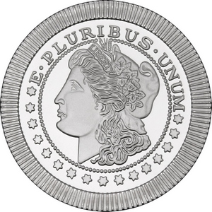 Morgan Dollar Replica Stackables 1oz .999 Silver Medallion Morgan Dollar Replica Stackables 1oz .999 Silver Medallion
