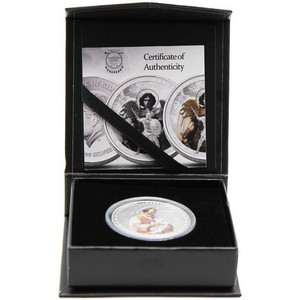 2025 Ghana Silver The Patron Saint Series: St. Joseph Colorized 1oz Coin in OGP 2025 Ghana Silver The Patron Saint Series: St. Joseph Colorized 1oz Coin in OGP