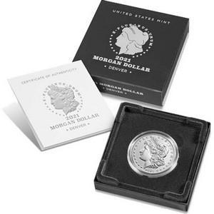 2021 D 100th Anniversary Morgan Silver Dollar in OGP