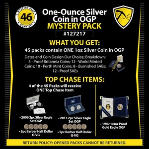 One-Ounce Silver Coin in OGP Mystery Pack #127217