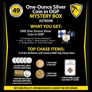 One-Ounce Silver Coin in OGP Mystery Box #278598