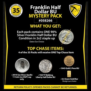 Barber Half Dollar NGC Certified Genuine Mystery Pack #050137 Barber Half Dollar NGC Certified Genuine Mystery Pack #050137