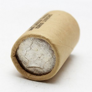 1964 Wrapped Half Dollars in Original Bank Wrapped Roll