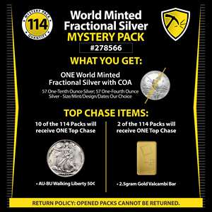 World Minted Fractional Silver Mystery Pack #278566