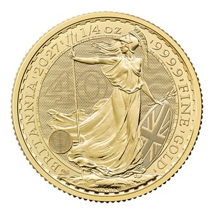 2027 Great Britain 1/4oz Gold Britannia BU