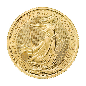 2026 Great Britain Gold Britannia Half Ounce BU Coin 2026 Great Britain Gold Britannia Half Ounce BU Coin