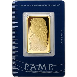 Pamp Suisse Lady Fortuna 1oz Gold Bar Pamp Suisse Lady Fortuna 1oz Gold Bar